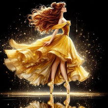 Load image into Gallery viewer, Dancing Princesse-Full Round Diamond Painting-40x40cm
