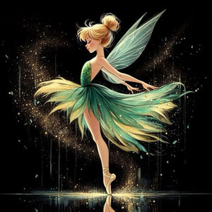 Dancing Princesse-Full Round Diamond Painting-40x40cm