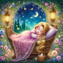 Load image into Gallery viewer, Sleeping Princess Jasmine-Full Round Diamond Painting-40x40cm
