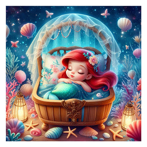 Disney Princess-Full Round Diamond Painting-40x40cm