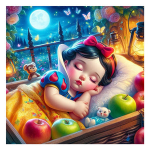Disney Princess-Full Round Diamond Painting-40x40cm
