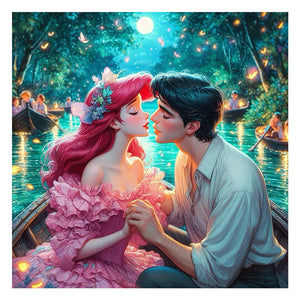 Disney Princess-Full Round Diamond Painting-40x40cm