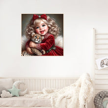 Load image into Gallery viewer, Girl-Full Round Diamond Painting-30x30cm
