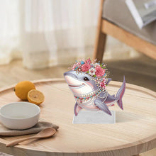 Load image into Gallery viewer, Marine Life-Single Side Drill-Acrylic Diamond Desktop Ornament
