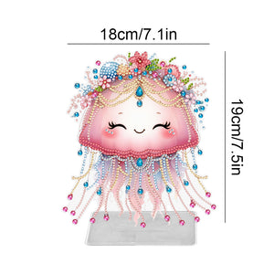 Marine Life-Single Side Drill-Acrylic Diamond Desktop Ornament