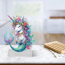 Load image into Gallery viewer, Marine Life-Single Side Drill-Acrylic Diamond Desktop Ornament

