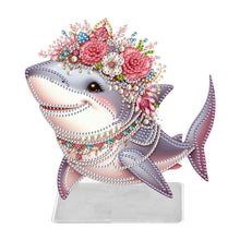 Load image into Gallery viewer, Marine Life-Single Side Drill-Acrylic Diamond Desktop Ornament
