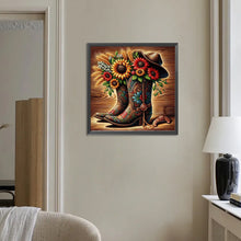 Load image into Gallery viewer, Retro-Full Round Diamond Painting-30x30cm
