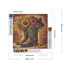 Load image into Gallery viewer, Retro-Full Round Diamond Painting-30x30cm
