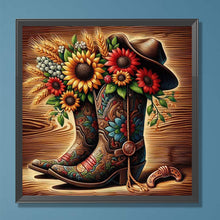 Load image into Gallery viewer, Retro-Full Round Diamond Painting-30x30cm
