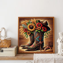 Load image into Gallery viewer, Retro-Full Round Diamond Painting-30x30cm
