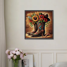 Load image into Gallery viewer, Retro-Full Round Diamond Painting-30x30cm
