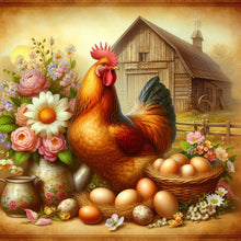 Load image into Gallery viewer, Retro-Full Round Diamond Painting-30x30cm
