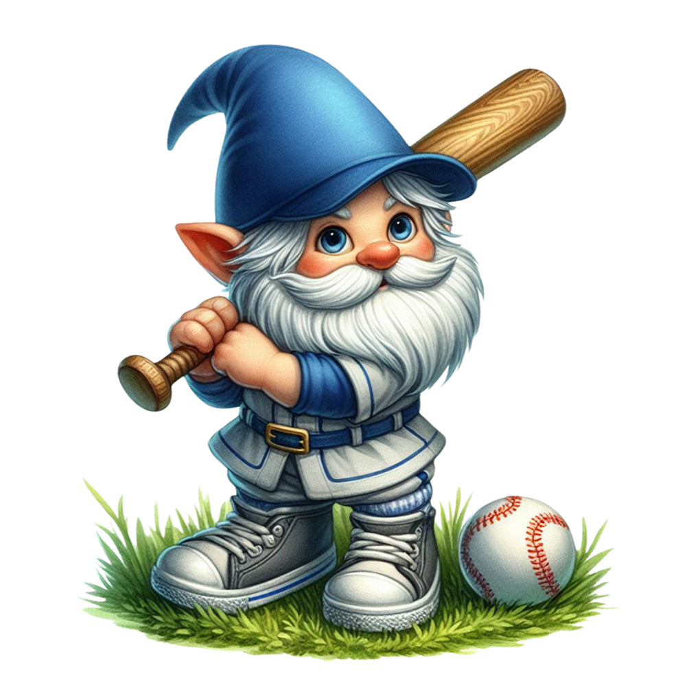 Baseball Goblin-Full Round Diamond Painting-30x30cm