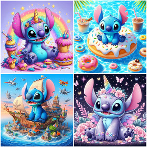 Stitch-Full Round Diamond Painting-30x30cm