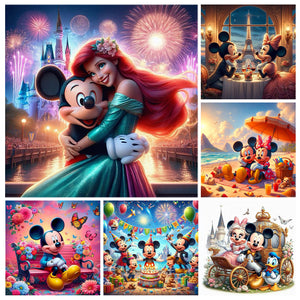 Disney-Full Round Diamond Painting-30x30cm