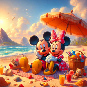 Disney-Full Round Diamond Painting-30x30cm