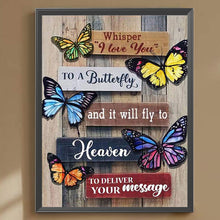 Load image into Gallery viewer, Butterfly Slogan-Full Round Diamond Painting-30x40cm
