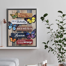 Load image into Gallery viewer, Butterfly Slogan-Full Round Diamond Painting-30x40cm
