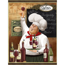 Load image into Gallery viewer, Chef-Full Round Diamond Painting-30x40cm
