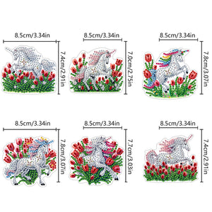 Animal-Diamond Painting Magnet Refrigerator