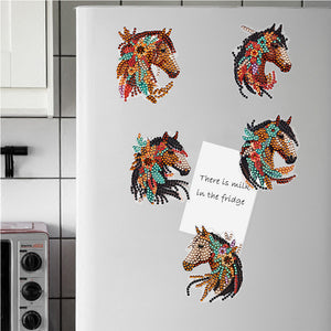 Animal-Diamond Painting Magnet Refrigerator
