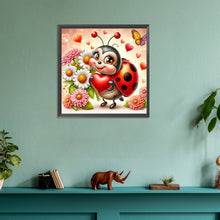 Load image into Gallery viewer, Ladybug-Full Round Diamond Painting-30x30cm
