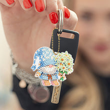 Load image into Gallery viewer, 6/8Pcs/Set Animal-Double Side Drill-Diamond Keychain
