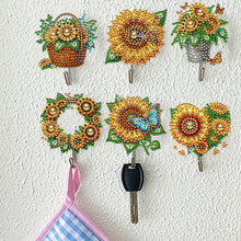 Load image into Gallery viewer, 6Pcs/Set Animal-Diamond Art Craft Wall Hooks

