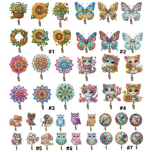 Load image into Gallery viewer, 6Pcs/Set Animal-Diamond Art Craft Wall Hooks
