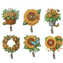 Load image into Gallery viewer, 6Pcs/Set Animal-Diamond Art Craft Wall Hooks
