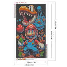 Load image into Gallery viewer, Mario-Full Round Diamond Painting-40x70cm-Large Size
