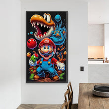 Load image into Gallery viewer, Mario-Full Round Diamond Painting-40x70cm-Large Size
