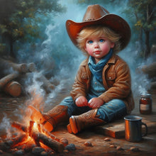 Load image into Gallery viewer, Farm Girl-Full Round Diamond Painting-30x30cm
