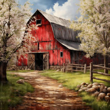 Load image into Gallery viewer, Mountain-Full Round Diamond Painting-30x30cm
