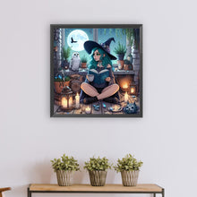 Load image into Gallery viewer, Magical Girl-Full Round Diamond Painting-50x50cm
