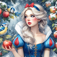 Load image into Gallery viewer, Snow White-Full Round Diamond Painting-40x40cm
