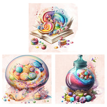 Load image into Gallery viewer, Candy-Full Round Diamond Painting-40x40cm
