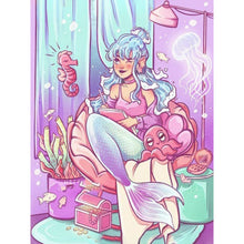 Load image into Gallery viewer, Cartoon Girl-Full Round Diamond Painting-30x40cm
