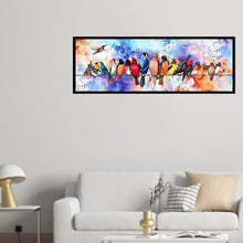 Load image into Gallery viewer, Bird-Full Round Diamond Painting-90x30cm-Large Size
