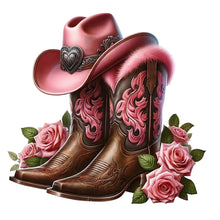 Load image into Gallery viewer, Cowboy Boots-Full Round Diamond Painting-30x30cm
