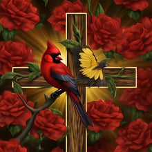 Load image into Gallery viewer, Cross-Full Round Diamond Painting-30x30cm
