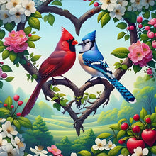 Load image into Gallery viewer, Parrot-Full Round Diamond Painting-30x30cm

