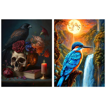 Load image into Gallery viewer, Bluebird-Full Round Diamond Painting-30x40cm
