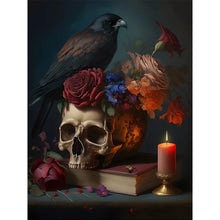 Load image into Gallery viewer, Bluebird-Full Round Diamond Painting-30x40cm
