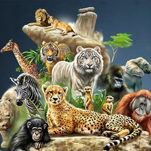 Load image into Gallery viewer, Animal-Full Round Diamond Painting-40x40cm
