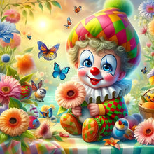 Load image into Gallery viewer, Clown-Full Round Diamond Painting-30x30cm
