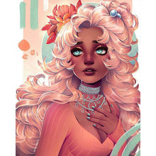 Load image into Gallery viewer, Girl-Full Round Diamond Painting-40x50cm
