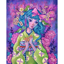 Load image into Gallery viewer, Girl-Full Round Diamond Painting-40x50cm
