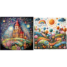 Load image into Gallery viewer, Color House-Full Round Diamond Painting-40x40cm
